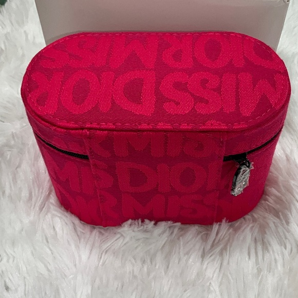 Dior Beauty Hot Pink Miss Dior Logo Cosmetic Case - Picture 2 of 6